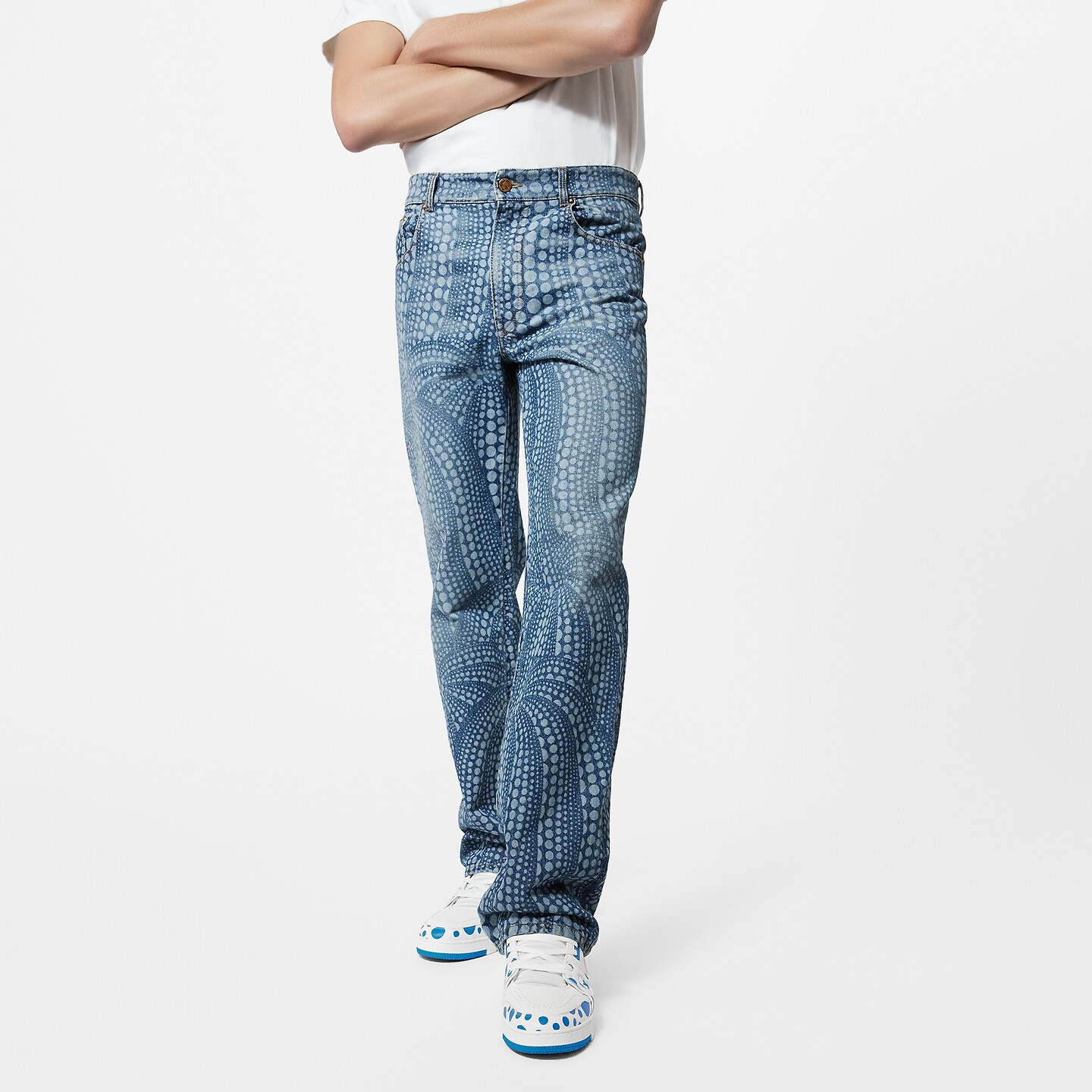 Jaqueta Jeans com Padronagem Monogram - Ready-to-Wear